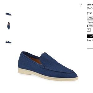 Loro Piana Men's Summer Walk Linen Loafers 9.5